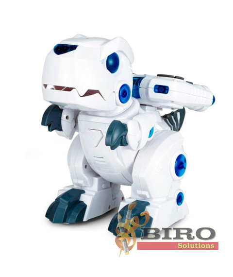 Dinozaur cu telecomanda RASTAR "DINO", alb, 27070